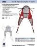 View Product Sheet - Sure-Lift™ Padded Easy Lifting Sling with Headrest pdf