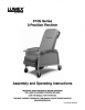 View Assembly and Operating Instructions - Lumex® Three Position Recliner pdf