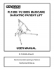 View User Manual - PL1000 Bariatric Patient Lift pdf