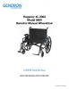 View User Manual – Regency 5600 Wheelchair pdf