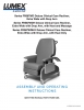 View Assembly and Operating Instructions - Lumex® Clinical Care Recliner Wide With Drop Arms pdf