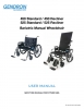 View User Manual - Regency 450R Reclining Wheelchair pdf