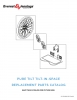View Replacement Parts Catalog - PureTilt® Tilt-in-Space Wheelchair pdf