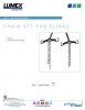 View Product Sheet - Chain Set for 2-Point Slings pdf