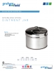 View Product Sheet -  Stainless Steel Ointment Jar pdf
