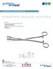 View Product Sheet - Foerster Sponge Forceps pdf
