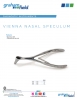 View Product Sheet - Vienna Nasal Speculum pdf