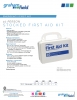 View Product Sheet - Stocked First Aid Kit - 10 person pdf