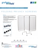 View Product Sheet - Folding Privacy Screen pdf