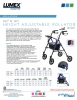View Product Sheet - Set n’ Go® Wide Height Adjustable Rollator pdf