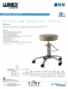 View Product Sheet -  7400 Series Physician Surgical Stool pdf