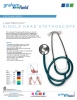 View Product Sheet - Lightweight Single Head Stethoscope pdf
