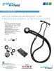 View Product Sheet - Deluxe Sprague-Rappaport Type Professional Stethoscope- Midnight Black pdf