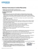 View Gendron® Limited Warranty pdf