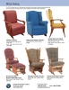 View Product Sheet  - CKD12F7T Bentwood Glider Rocker With Oak Frame pdf