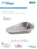 View Product Sheet - Stainless Steel Fracture Bed Pan pdf