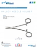 View Product Sheet - Halsey Needle Holder, Smooth Jaw pdf