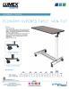 View Product Sheet - Economy Overbed Table, Non-Tilt pdf