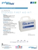 View Product Sheet - Stocked First Aid Kit - 10 person pdf