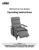 View Operating Instructions - 330 Preferred Care Recliner pdf