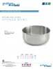 View Product Sheet - Sponge Bowls pdf