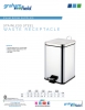 View Product Sheet - Waste Receptacle, Stainless Steel pdf