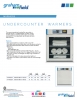 View Product Sheet - Undercounter Warmers pdf