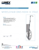 View Product Sheet -  Wheelchair One-Hook I.V. Pole pdf