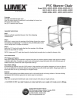 View Manual - PVC Shower Chair pdf