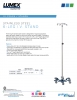 View Product Sheet - Stainless Steel Six-Leg I.V. Stand pdf